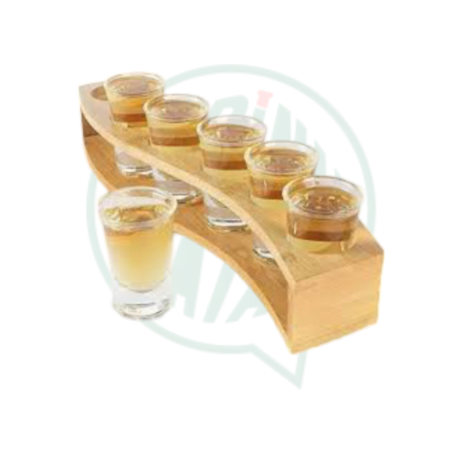 Wooden Shot Rack